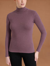 Lupetto in Thermo Cotton Viola Donna - Ragno