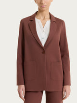 Brown Women's Compact Light Deconstructed Blazer - Ragno