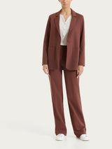 Brown Women's Compact Light Deconstructed Blazer - Ragno