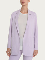 Blazer destrutturato in Compact Light Rosa Donna - Ragno
