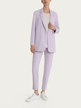 Blazer destrutturato in Compact Light Rosa Donna - Ragno