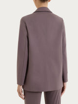 Blazer destrutturato in Compact Light Marroni Donna - Ragno
