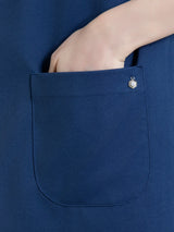 Gilet aperto in Compact Light Blu Donna - Ragno