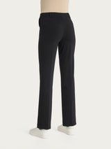 Pantalone dritto con tasche in Compact Light Neri Donna - Ragno