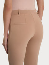 Pantalone slim dritto in Compact Light Marroni Donna - Ragno