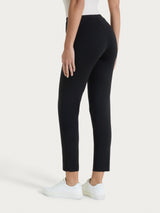 Pantalone capri con spacchetti in Compact Light Neri Donna - Ragno