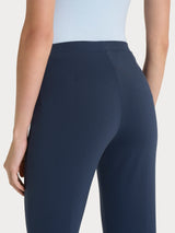 Pantalone capri con spacchetti in Compact Light Blu Donna - Ragno