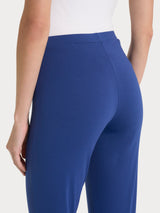 Pantalone capri con spacchetti in Compact Light Blu Donna - Ragno