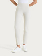 Pantalone capri con spacchetti in Compact Light Bianchi Donna - Ragno