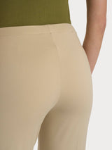 Pantalone capri con spacchetti in Compact Light Marroni Donna - Ragno