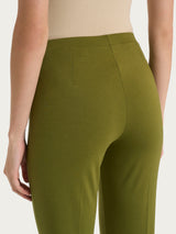 Pantalone capri con spacchetti in Compact Light Verdi Donna - Ragno