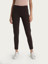 Pantalone capri con spacchetti in Compact Light Marroni Donna - Ragno