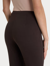 Pantalone capri con spacchetti in Compact Light Marroni Donna - Ragno