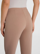 Pantalone capri con spacchetti in Compact Light Marroni Donna - Ragno