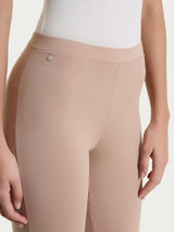 Pantalone capri con spacchetti in Compact Light Marroni Donna - Ragno