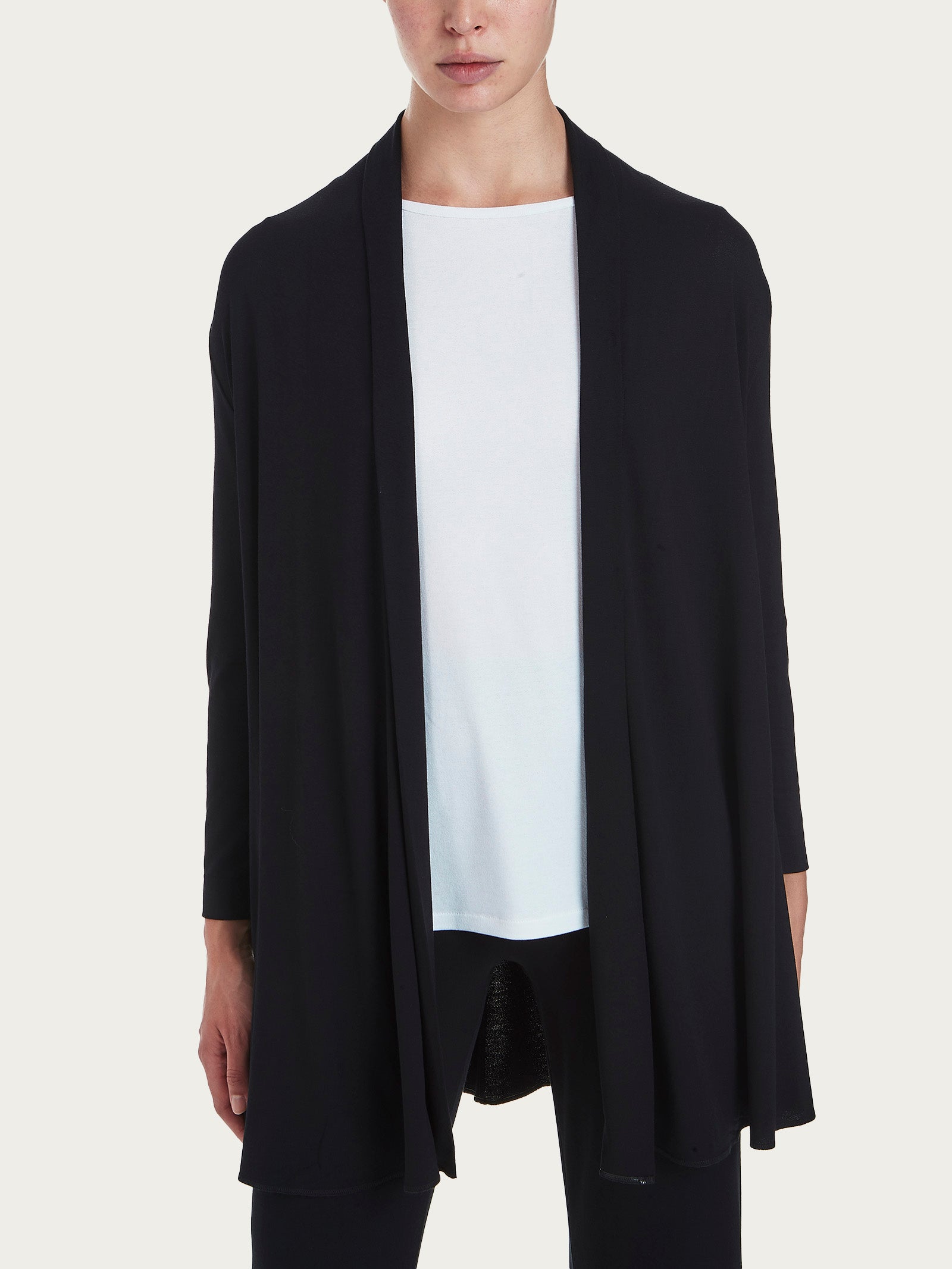 Cardigan Donna DEARCASE In Cotone Leggero - Aperto Davanti, Maniche Lunghe E Tasche - Foto 12