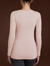 Maglietta girocollo in Jersey Strech Winter Viscosa Rosa Donna - Ragno