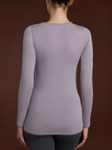 Maglietta girocollo in Jersey Strech Winter Viscosa Rosa Donna - Ragno