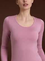 Maglietta girocollo in Eco Viscosa Rosa Donna - Ragno
