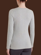 Maglietta con scollo a barchetta in Jersey Strech Winter Viscosa Neri Donna - Ragno