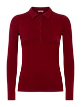 Polo in Jersey Strech Winter Viscosa Rossi Donna - Ragno