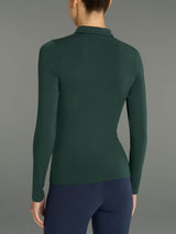 Polo in Jersey Strech Winter Viscosa Verdi Donna - Ragno