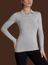 Polo in Jersey Strech Winter Viscosa Neri Donna - Ragno