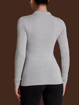 Polo in Jersey Strech Winter Viscosa Neri Donna - Ragno