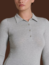 Polo in Jersey Strech Winter Viscosa Neri Donna - Ragno