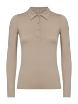 Polo in Jersey Strech Winter Viscosa Grigi Donna - Ragno