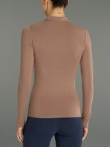 Polo in Eco Viscosa Marroni Donna - Ragno