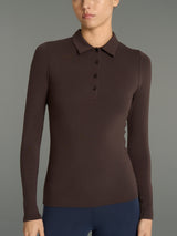 Polo in Eco Viscosa Marroni Donna - Ragno