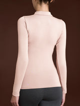 Polo in Jersey Strech Winter Viscosa Rosa Donna - Ragno