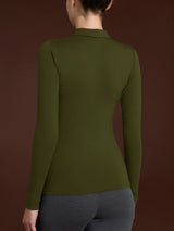 Polo in Jersey Strech Winter Viscosa Verdi Donna - Ragno