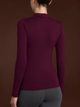 Polo in Jersey Strech Winter Viscosa Viola Donna - Ragno