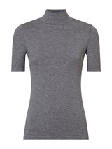 Maglietta collo alto in Jersey Strech Winter Viscosa Neri Donna - Ragno