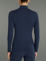 Lupetto in Jersey Strech Winter Viscosa Blu Donna - Ragno