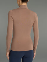 Lupetto in Jersey Strech Winter Viscosa Marroni Donna - Ragno
