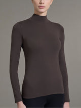 Lupetto in Jersey Strech Winter Viscosa Marroni Donna - Ragno