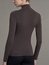Lupetto in Jersey Strech Winter Viscosa Marroni Donna - Ragno
