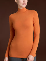 Lupetto in Jersey Strech Winter Viscosa Arancioni Donna - Ragno