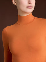 Lupetto in Jersey Strech Winter Viscosa Arancioni Donna - Ragno