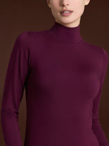 Lupetto in eco viscosa Viola Donna - Ragno