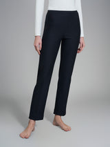 Pantalone dritto in maglia flanella Neri Donna - Ragno