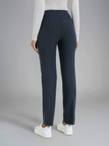 Pantalone dritto in maglia flanella  Blu Donna - Ragno