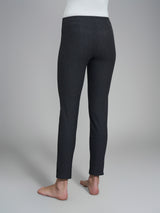 Pantalone alla caviglia in maglia flanella Neri Donna - Ragno