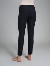 Pantalone alla caviglia in maglia flanella Neri Donna - Ragno