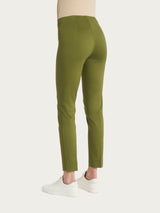 Pantalone capri con spacchetti in Satin Power Verdi Donna - Ragno