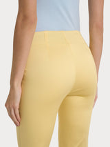 Pantalone capri con spacchetti in Satin Power Gialli Donna - Ragno