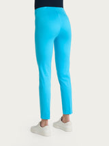 Pantalone capri con spacchetti in Satin Power Azzurri Donna - Ragno